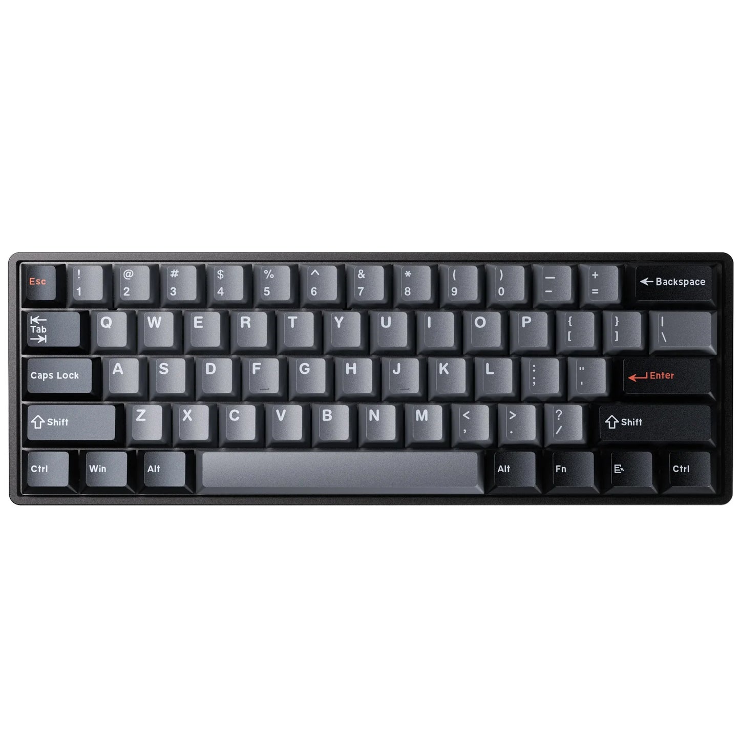 Duplicate of DrunkDeer G60 keyboard on white background